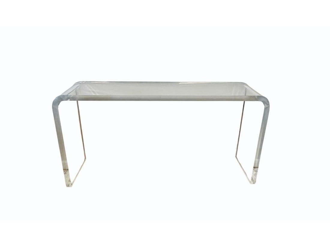 Vintage Lucite Waterfall Console (1 of 7)