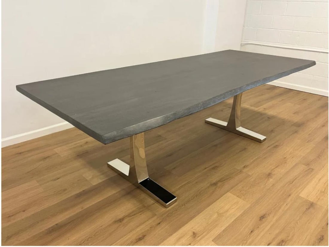Square Root Live Edge Dining Table - 2