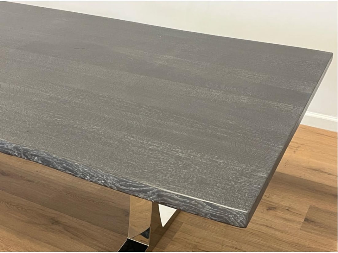 Square Root Live Edge Dining Table - 3
