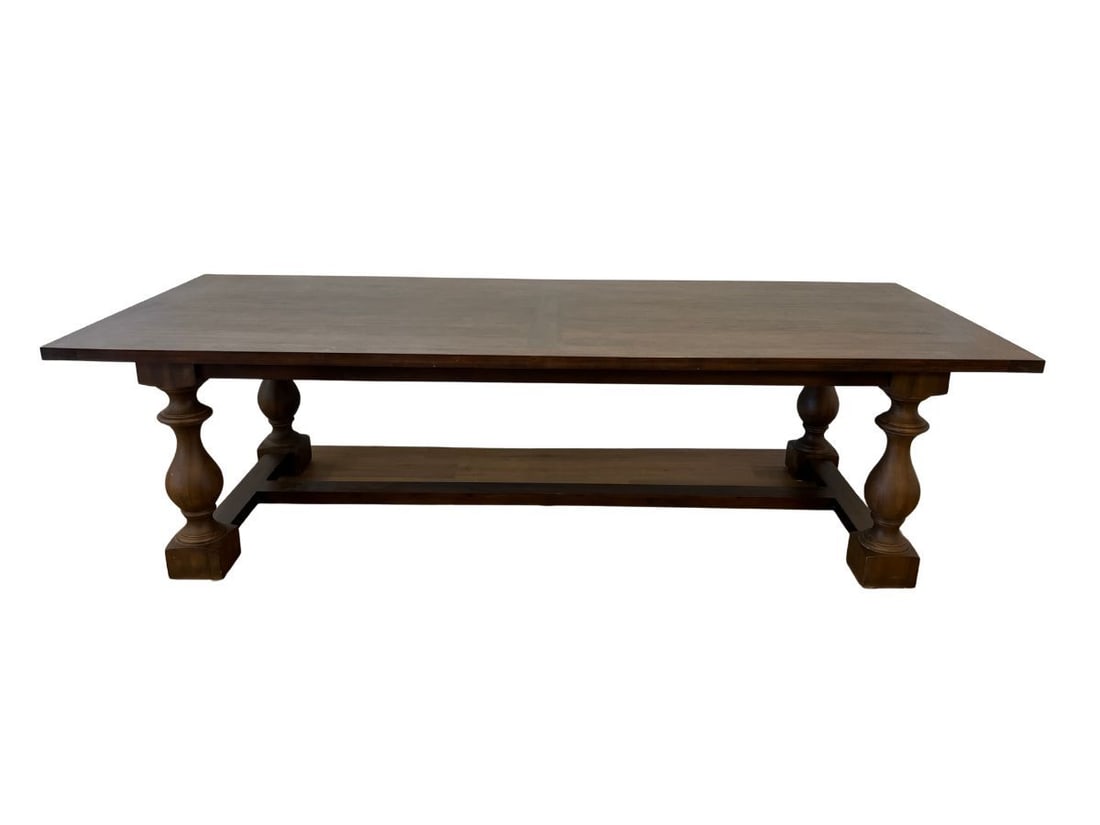 Restoration Hardware 17th Century Monastery Dining Table: 108 in w x 43.25 in d x 30.5 in h