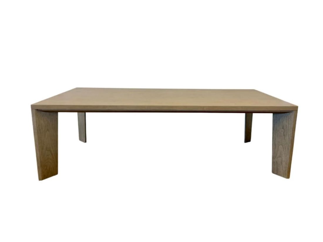 Holly Hunt Studio Keel Dining Table: 96 in w x 42 in d x 30 in h
