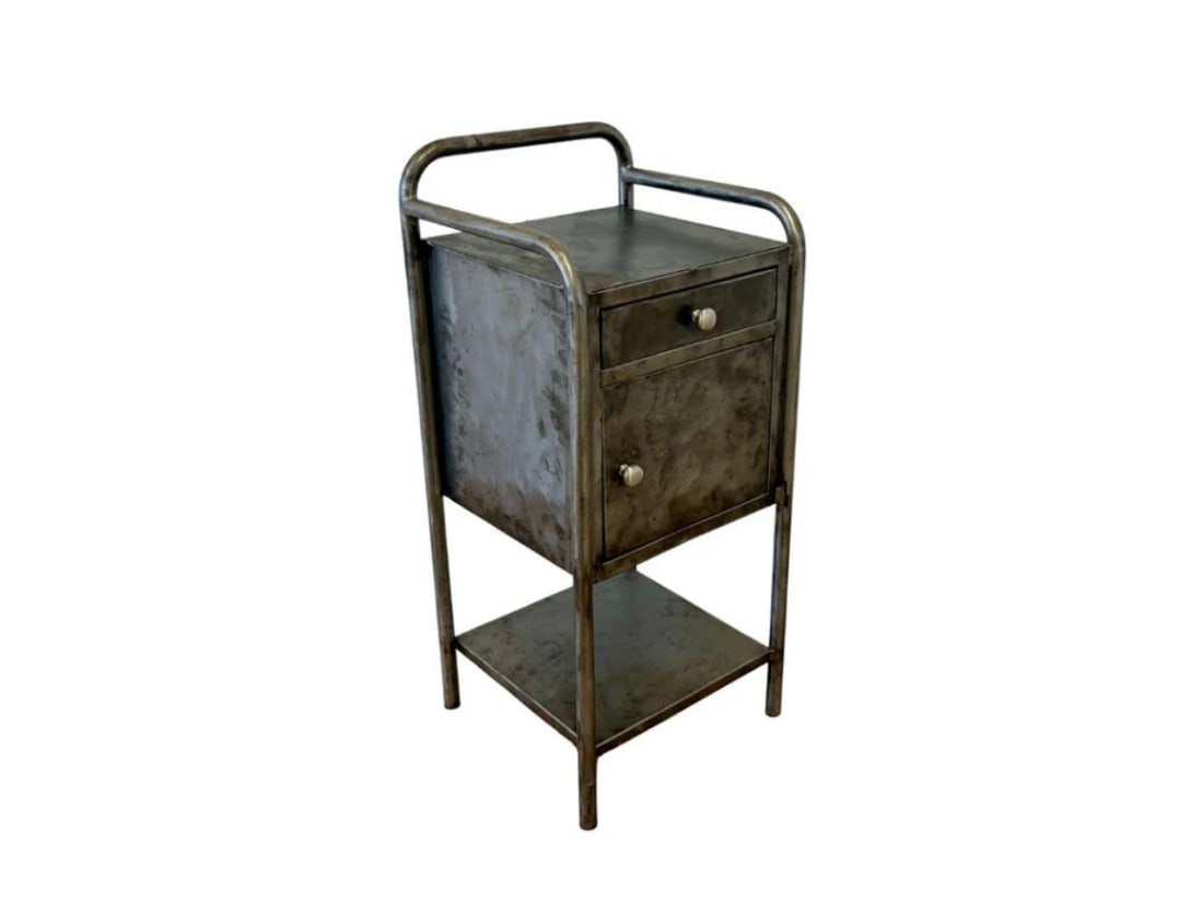 Vintage Industrial Side Table (1 of 8)