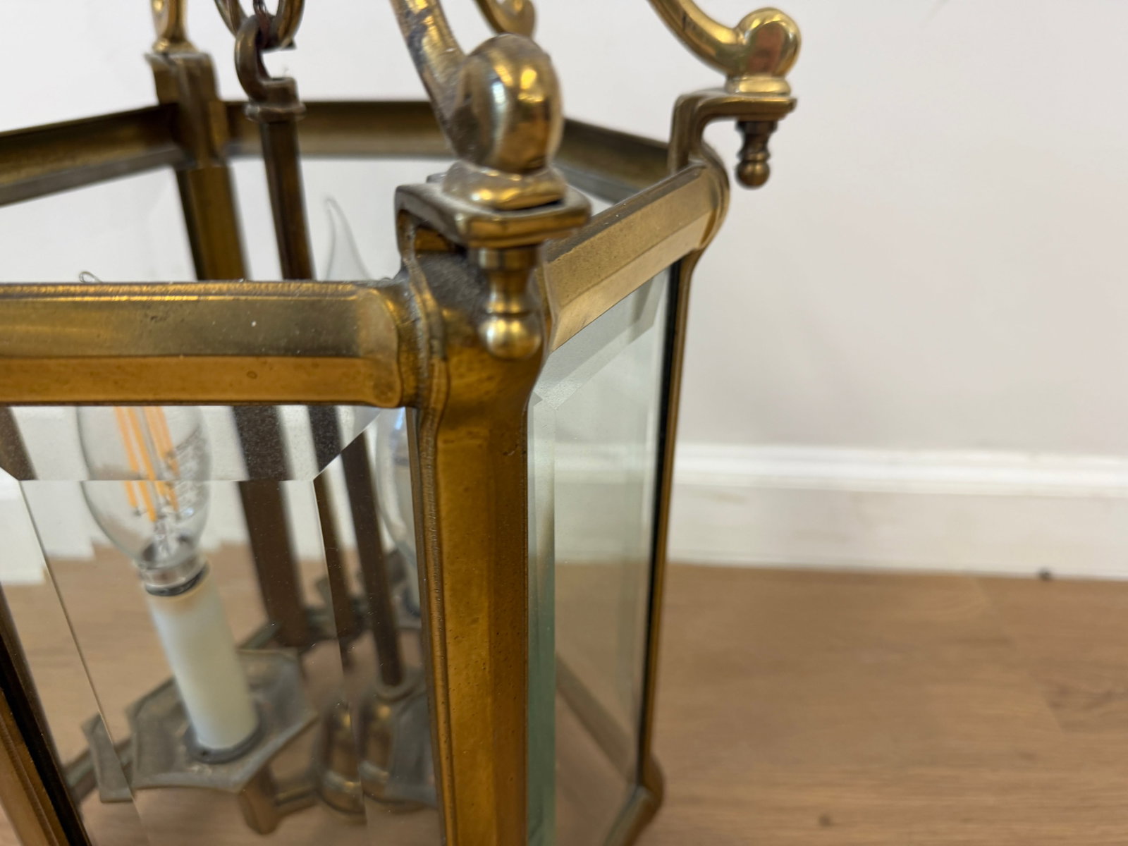 Brass Hall Lantern - 4