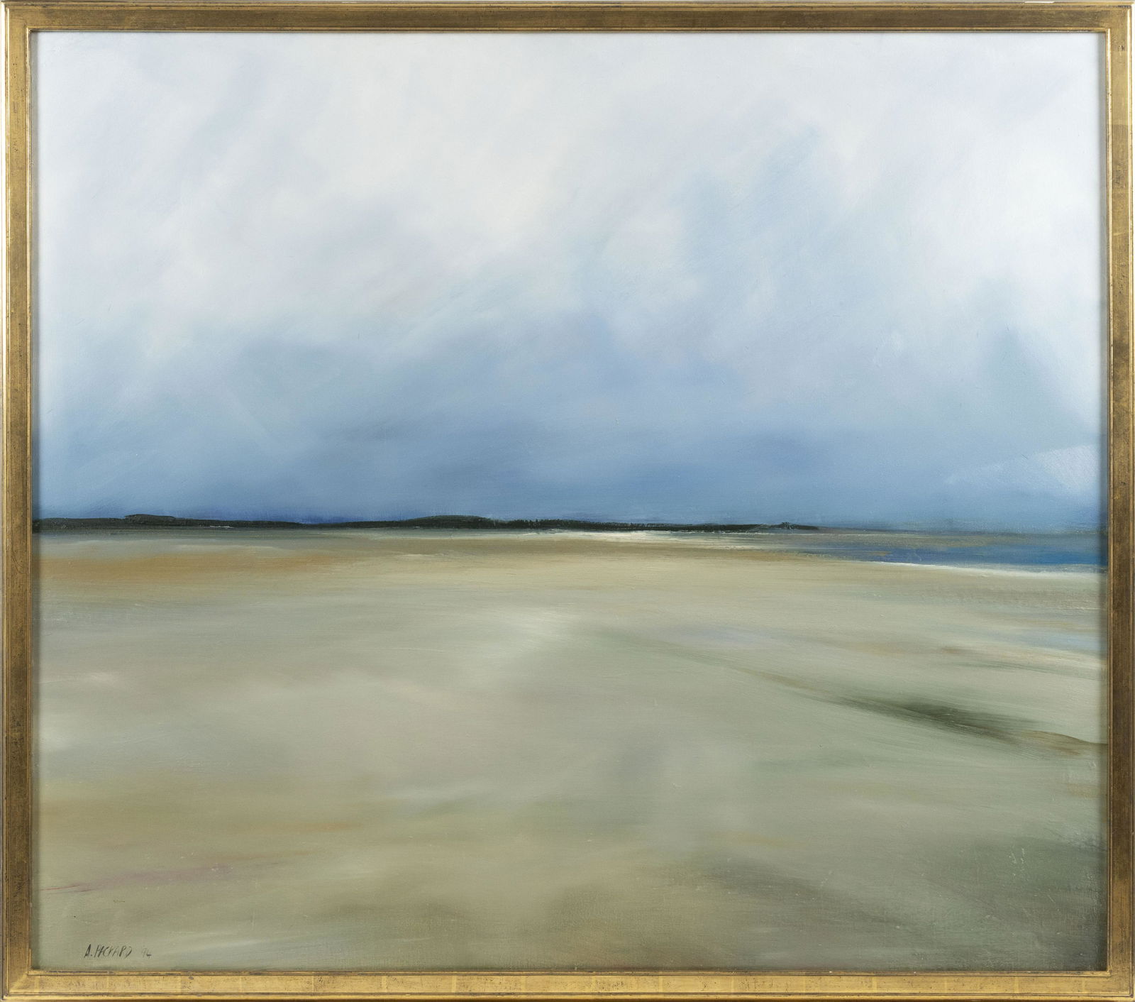 ANNE PACKARD , Massachusetts/New Jersey, b. 1933,: ANNE PACKARD Massachusetts/New Jersey, b. 1933 Seascape. Signed and dated lower left "A. Packard '94". For over 50 years, Anne Packard (b. 1933) has continued to paint daily in her home studio in Prov