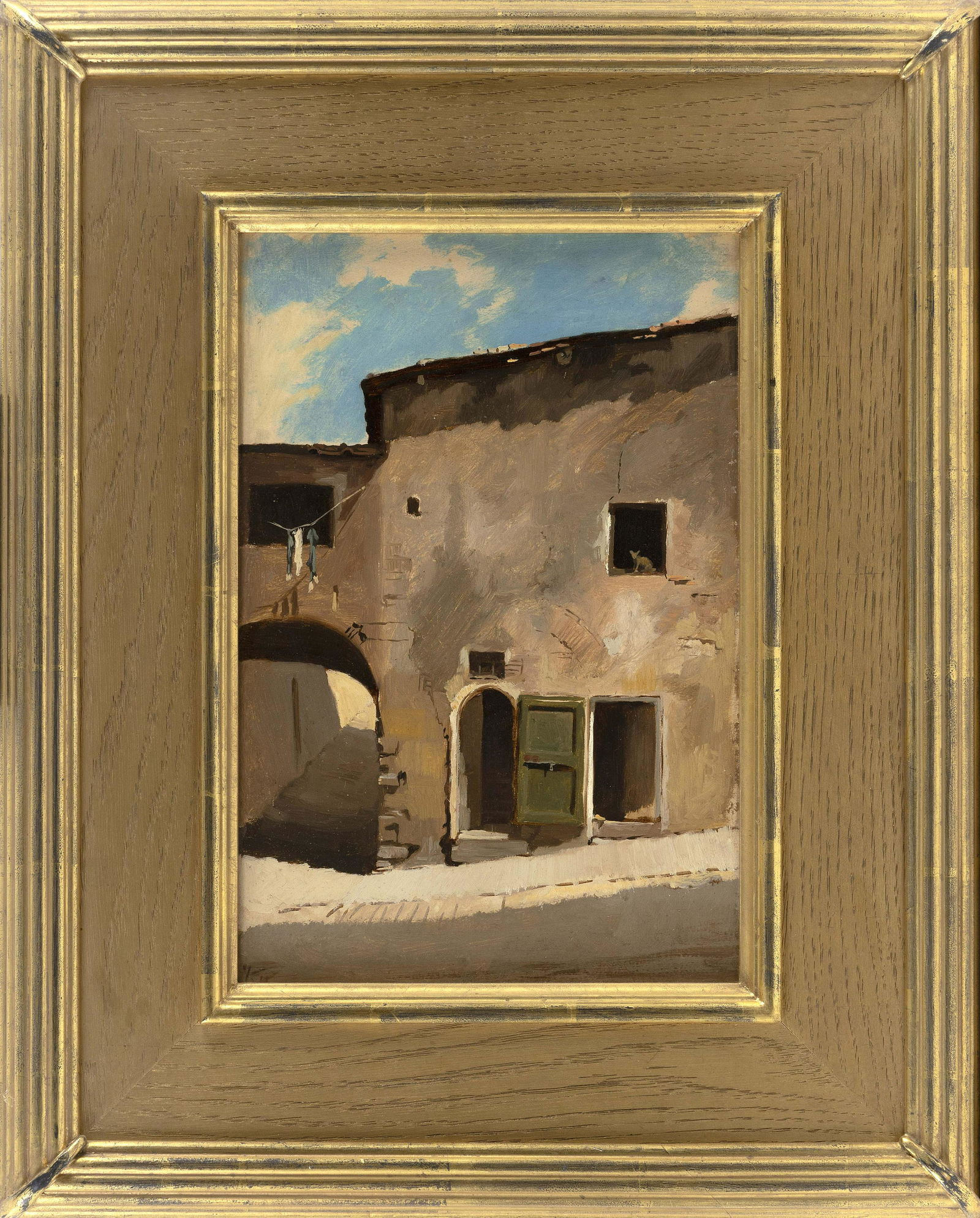 ELIHU VEDDER, New York/Italy, 1836-1923, A building, (1 of 3)