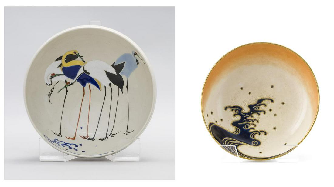 TWO JAPANESE SATSUMA POTTERY BOWLS (1 of 7)