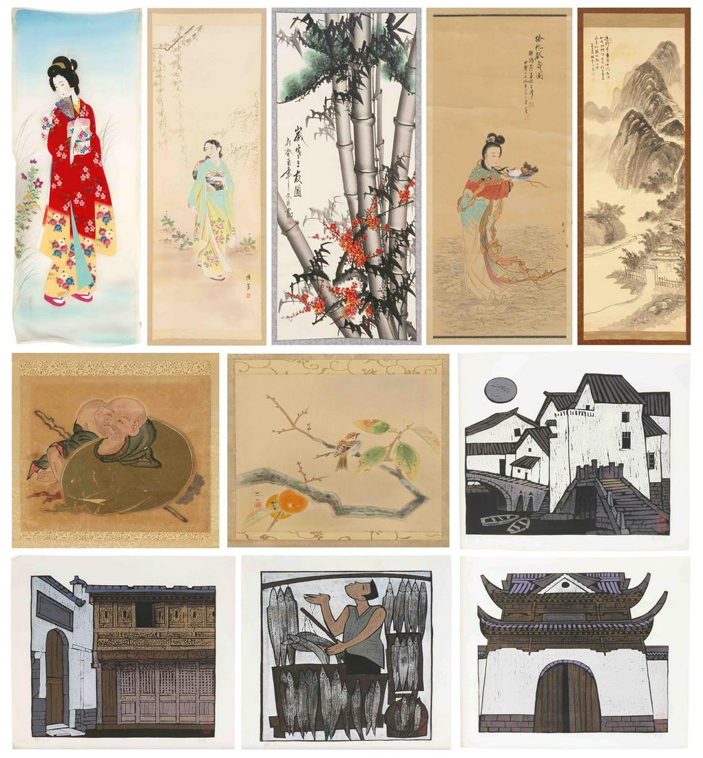 TWELVE ASIAN ART WORKS (1 of 10)