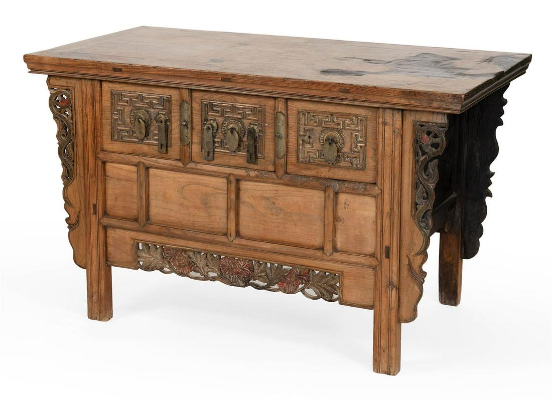 CHINESE ALTAR TABLE 20th Century (1 of 2)