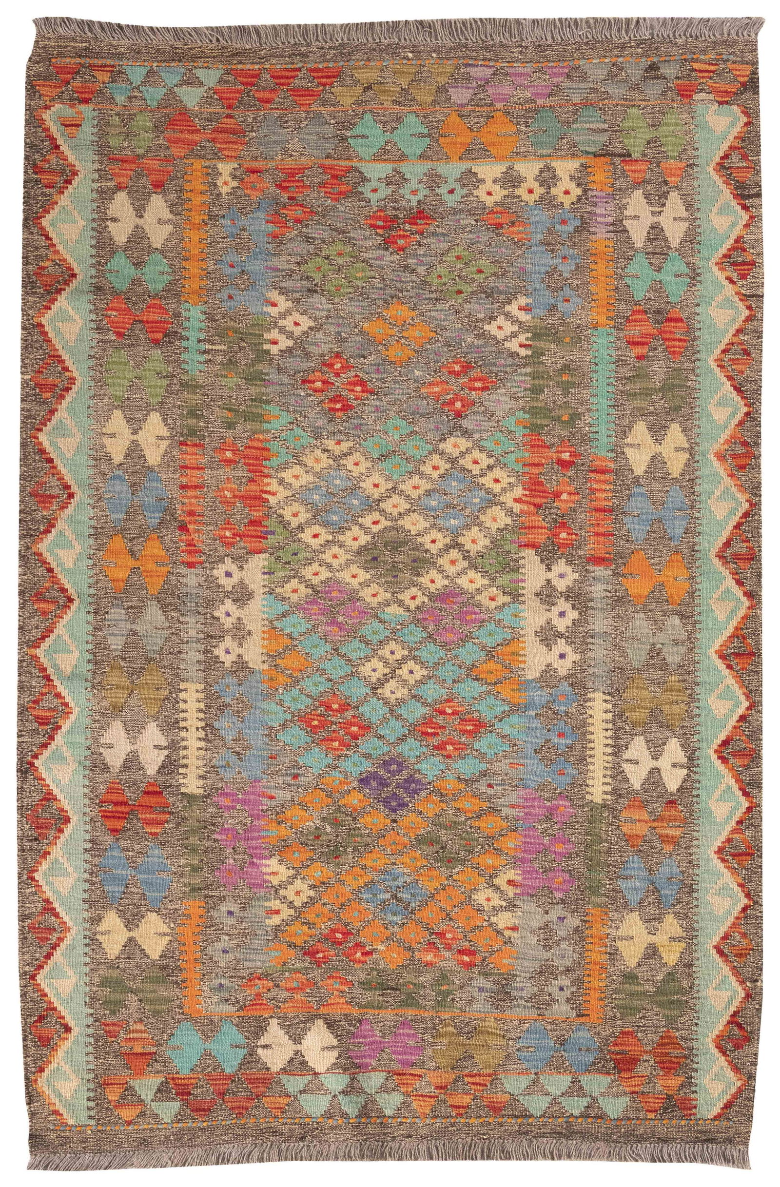 ORIENTAL RUG: KILIM 4'2" x 6'2" (1 of 1)