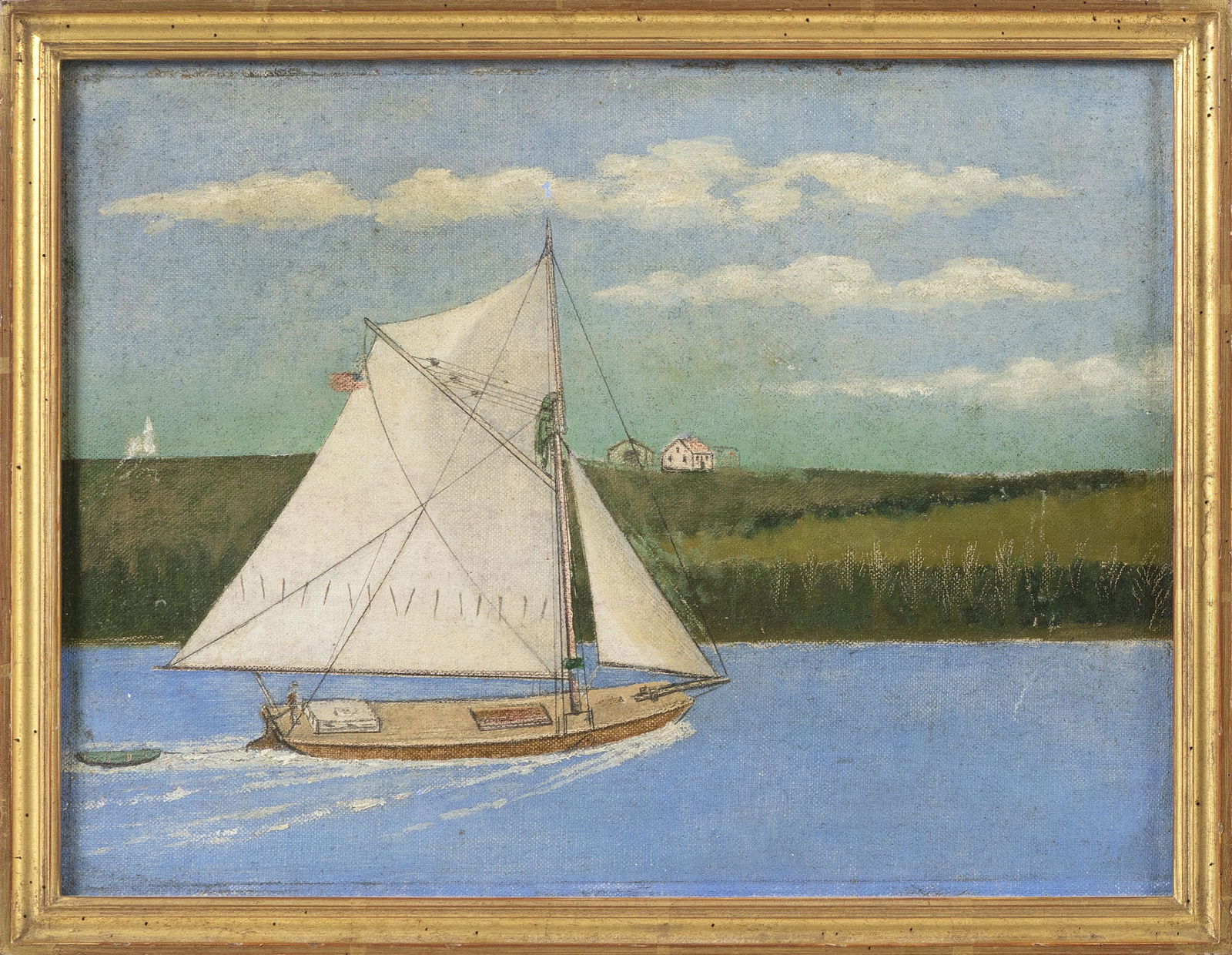 W. CLARK NOBLE (Maine, 1858-1938), "Sailing on the (1 of 2)