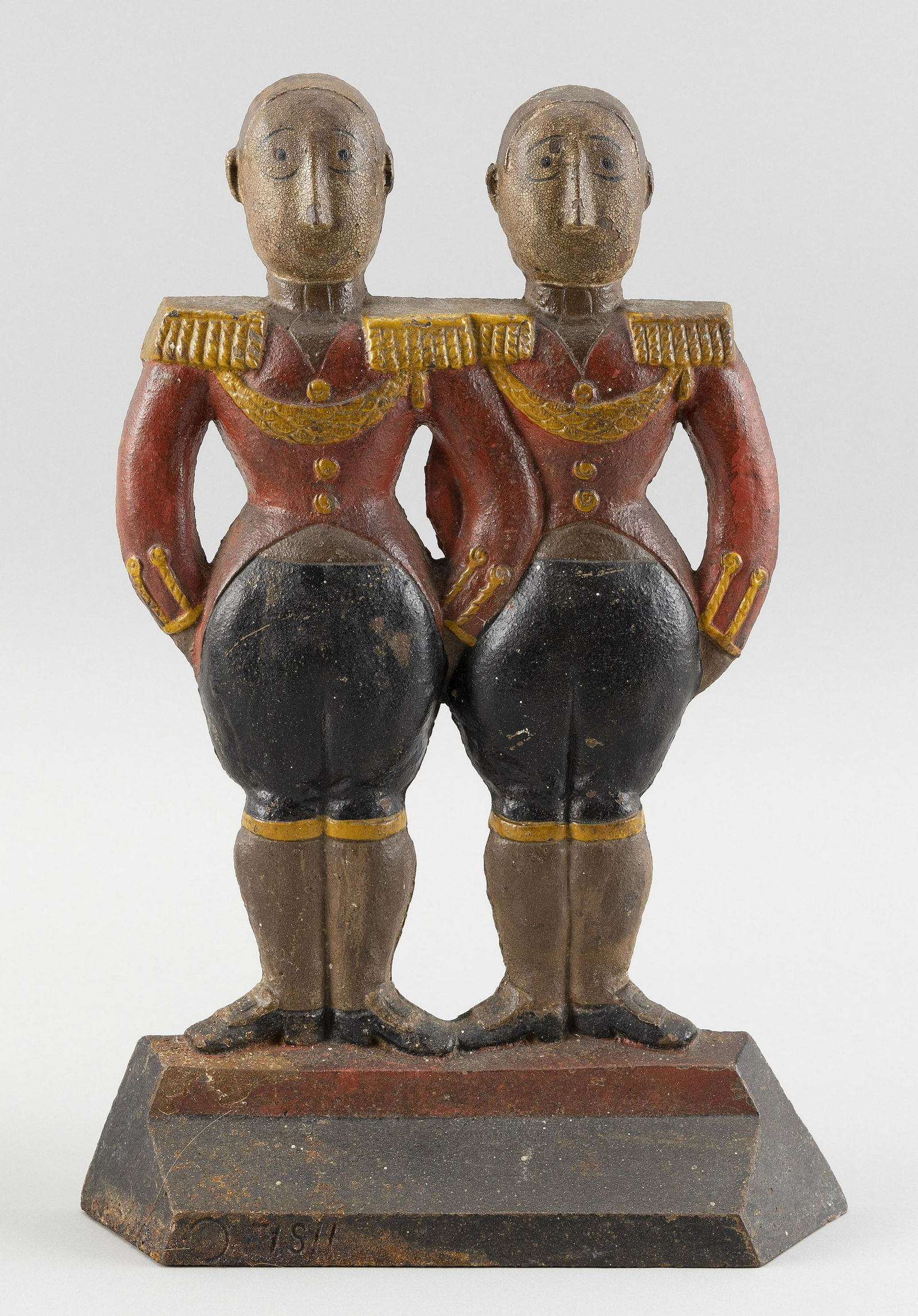 HUBLEY FOOTMAN CAST IRON DOORSTOP Marked on base (1 of 2)