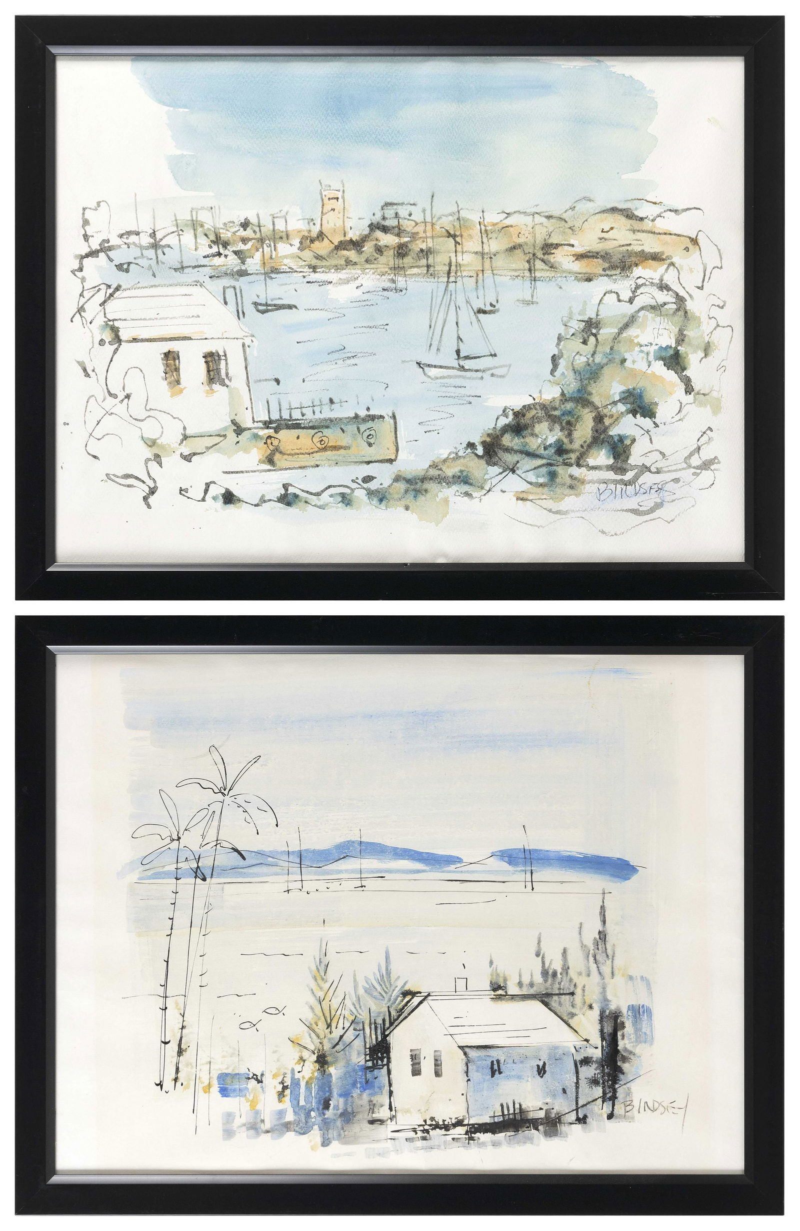 ALFRED BIRDSEY (Massachusetts/Bermuda, 1912-1996), Two (1 of 2)