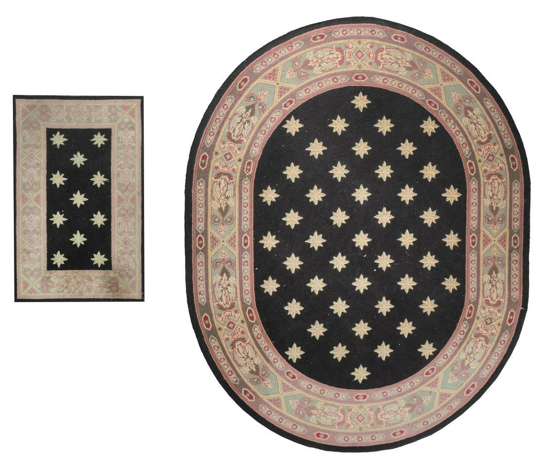TWO CLAIRE MURRAY HOOKED RUGS (1 of 1)