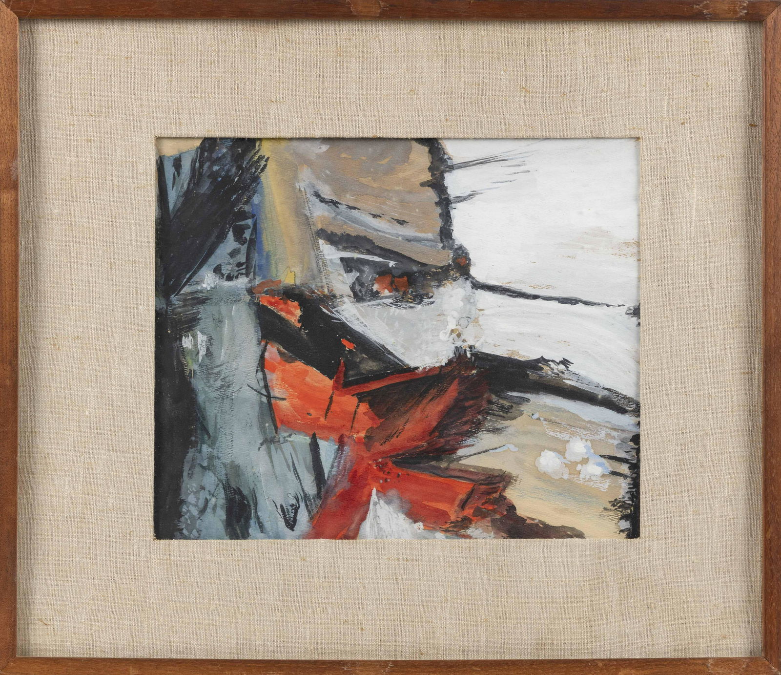 LORIS STEFANI (Massachusetts, 20th Century), Abstract (1 of 2)