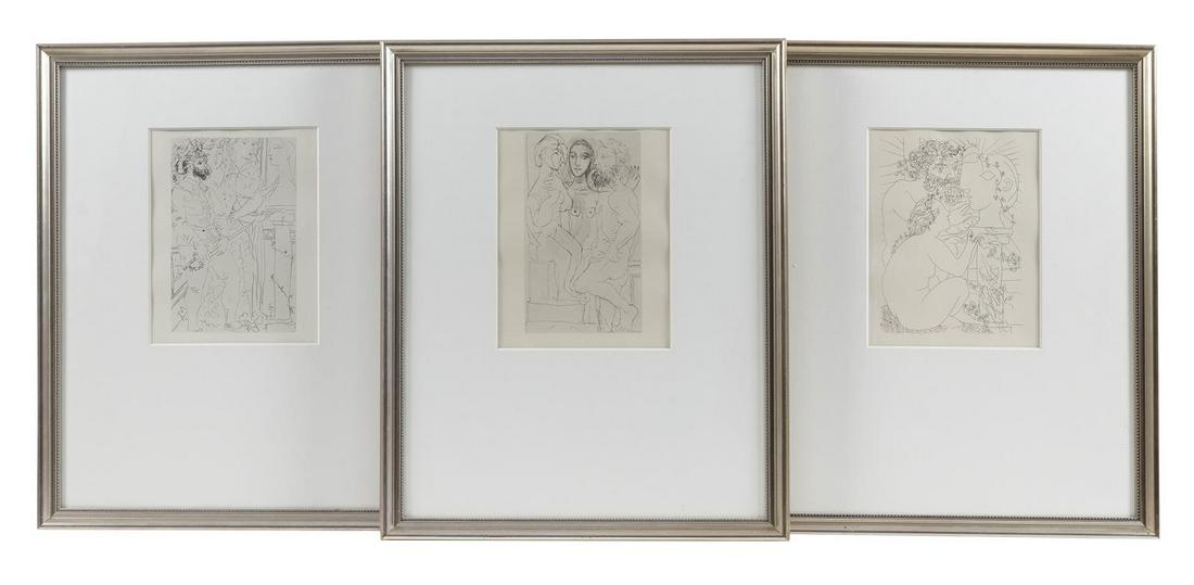 PABLO PICASSO (Spain/France, 1881-1973), Three works (1 of 2)