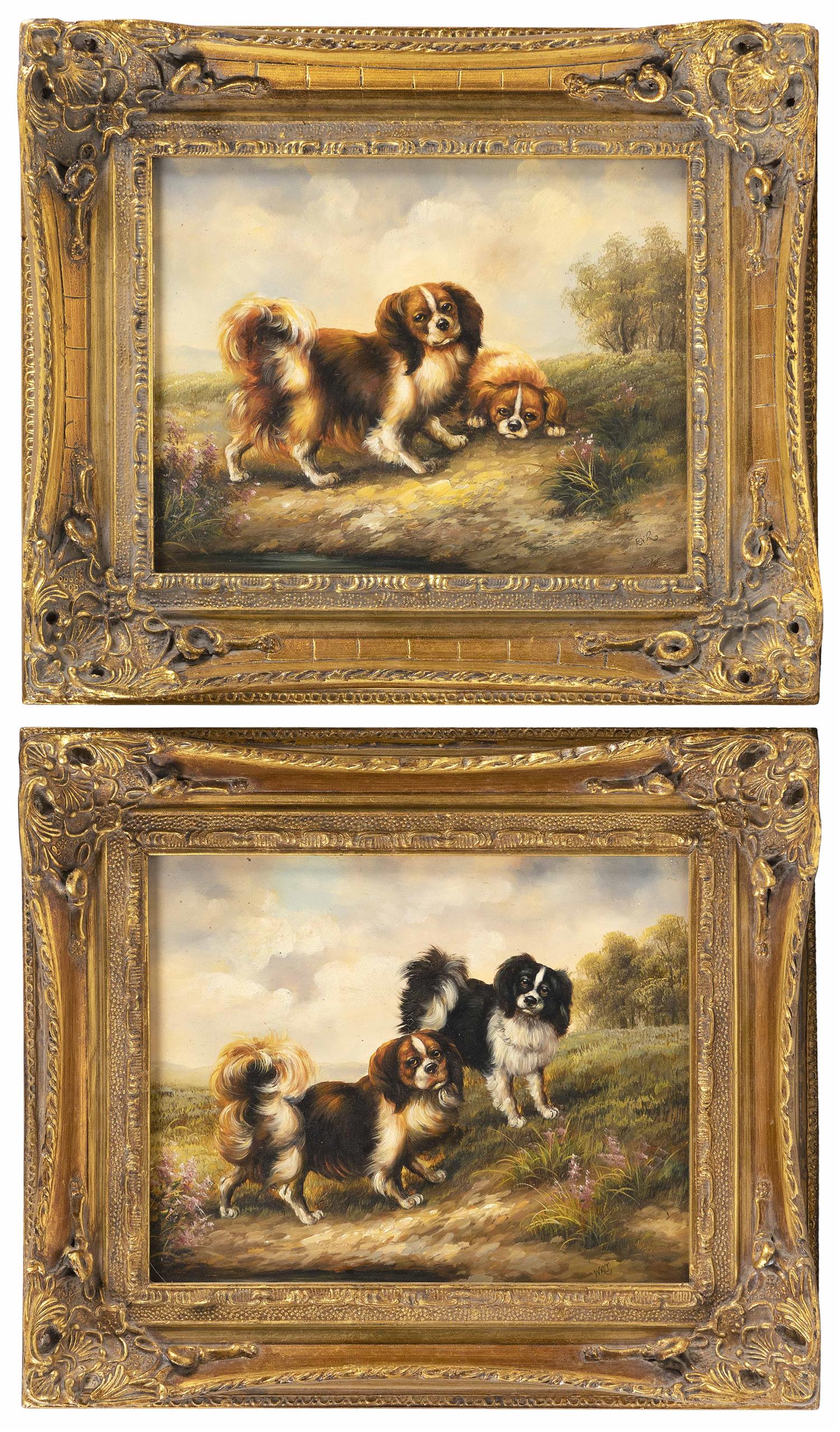 ENGLISH SCHOOL (Contemporary), Pair of works featuring (1 of 2)