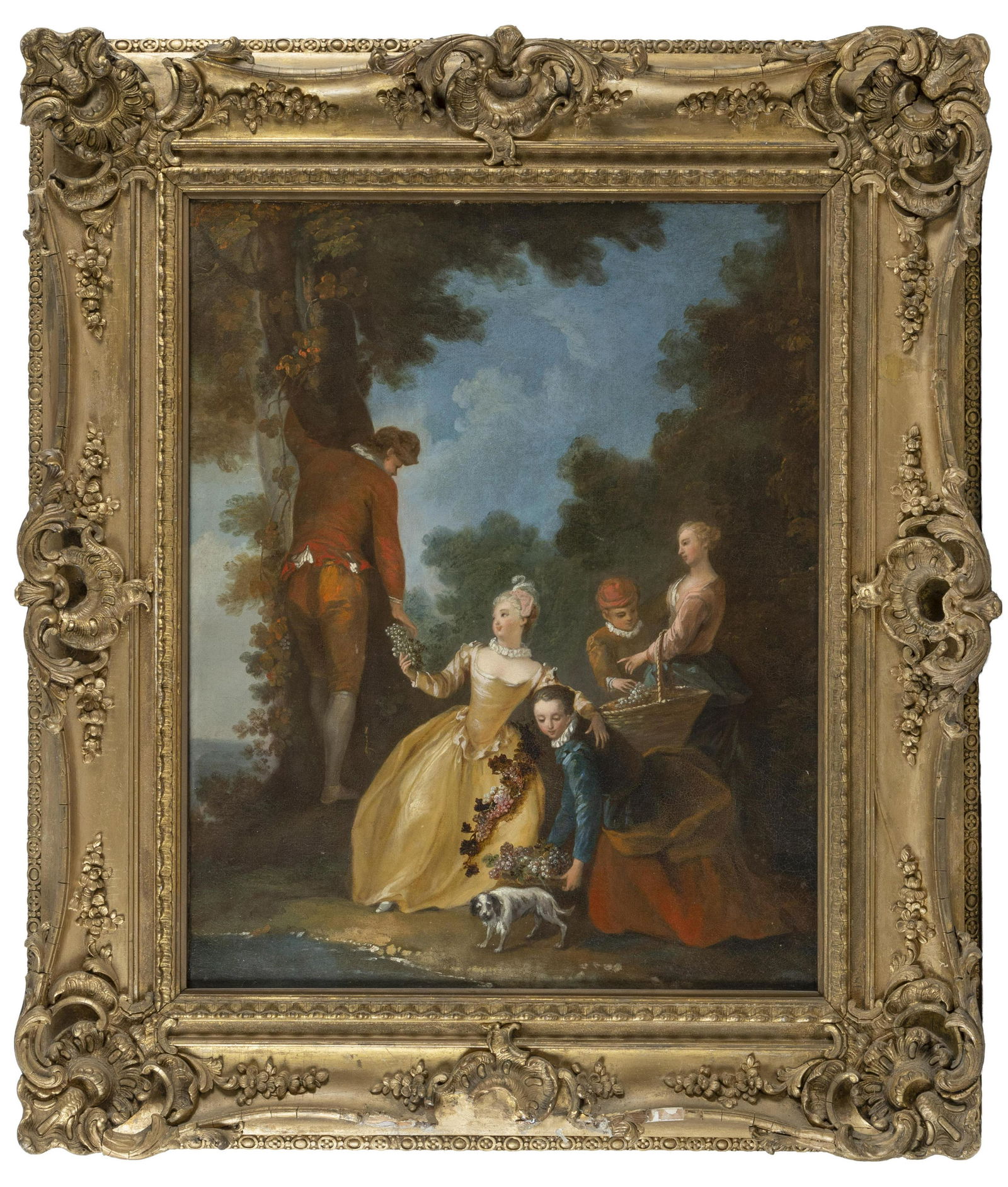 STYLE OF JEAN-ANTOINE WATTEAU, 19th Century, Garden (1 of 2)