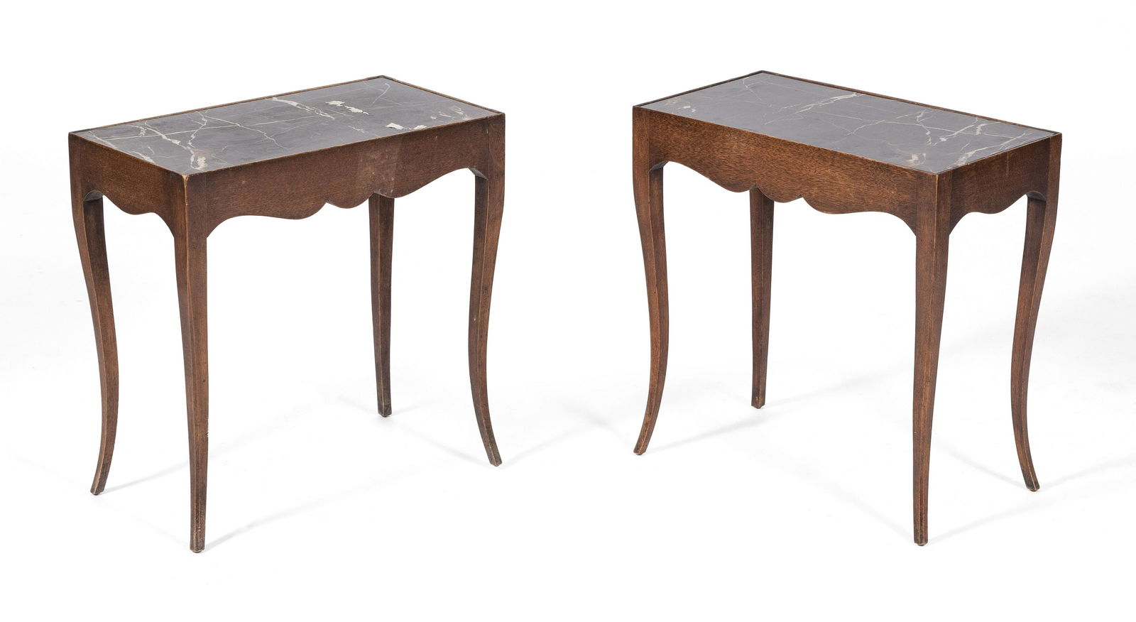 PAIR OF FRENCH-STYLE SIDE TABLES Early 20th Century (1 of 2)