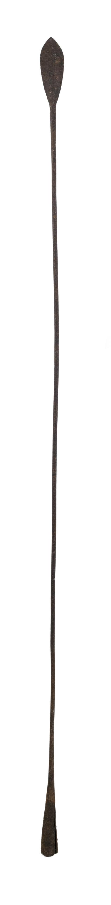 IRON KILLING LANCE 19th Century Length 67.75".: IRON KILLING LANCE 19th Century Unmarked. Similar to #256 in Harpoons and Other Whalecraft by T.G. Lytle. Length 67.75".