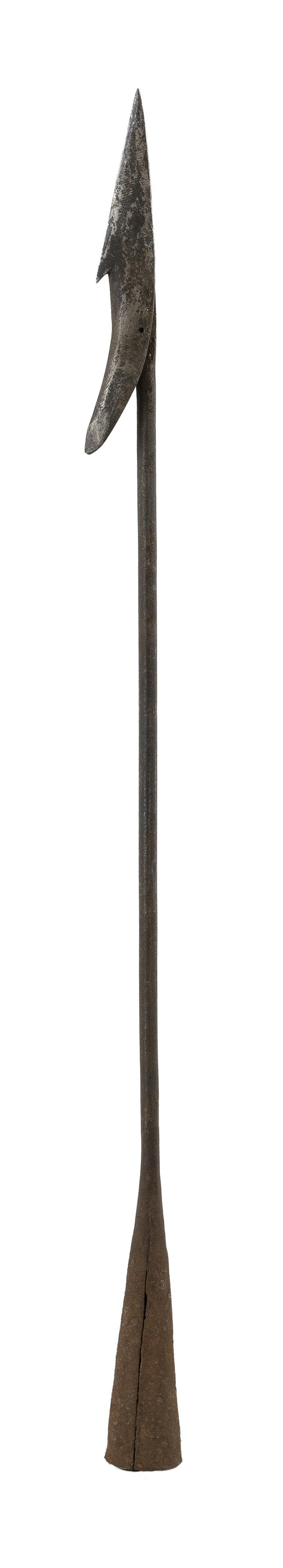 WROUGHT IRON TOGGLE HARPOON 19th Century Length 30". (1 of 3)