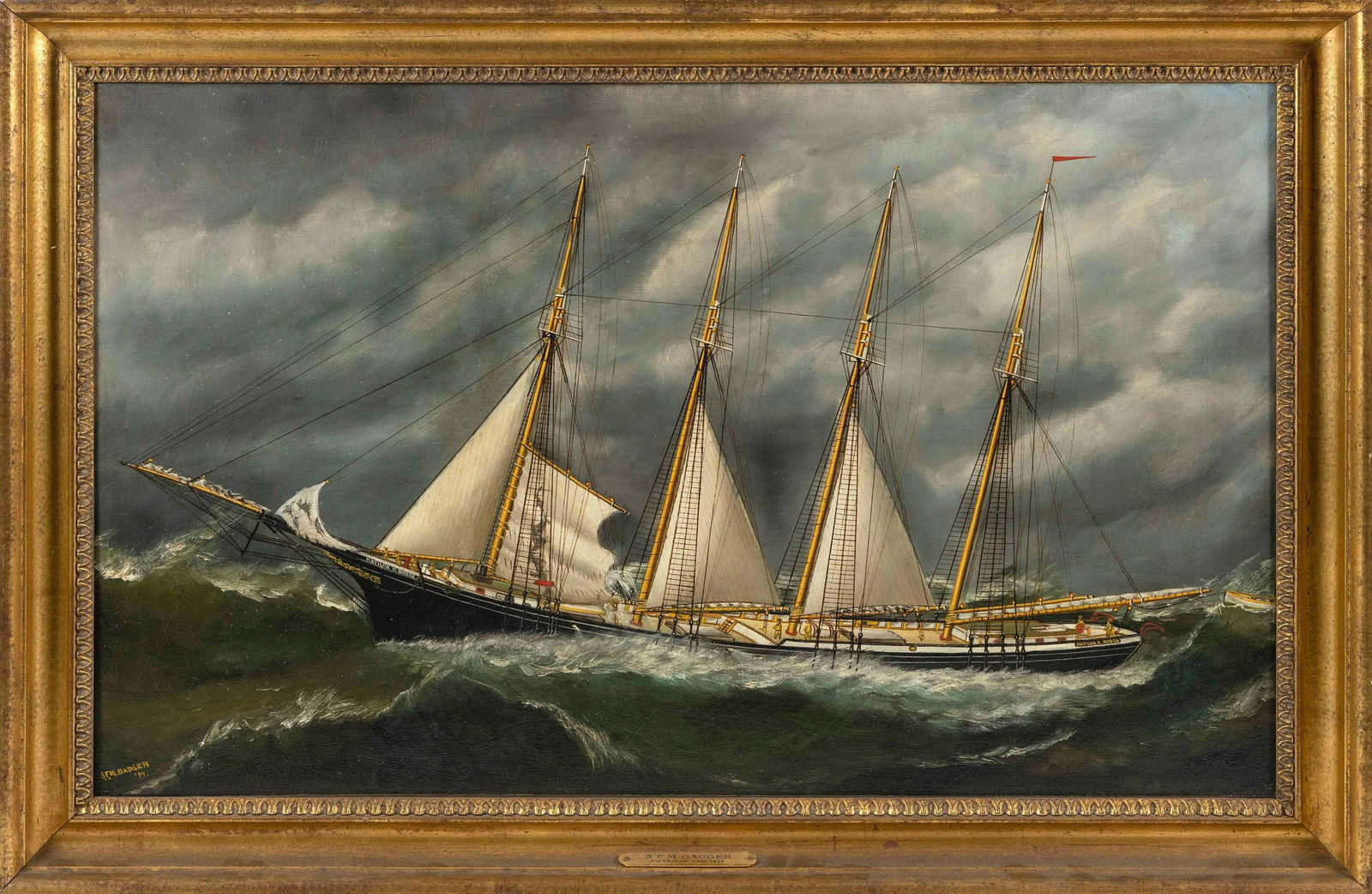 SOLON BADGER (Massachusetts, 1873-1919), The Matilda D. (1 of 3)