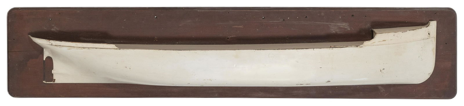 MOUNTED BUILDER'S HALF HULL MODEL Late 19th/Early 20th (1 of 2)
