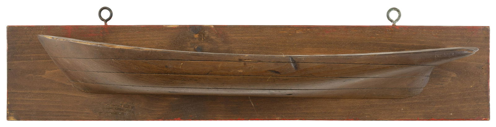 MOUNTED BUILDER'S HALF HULL MODEL Late 19th Century (1 of 2)