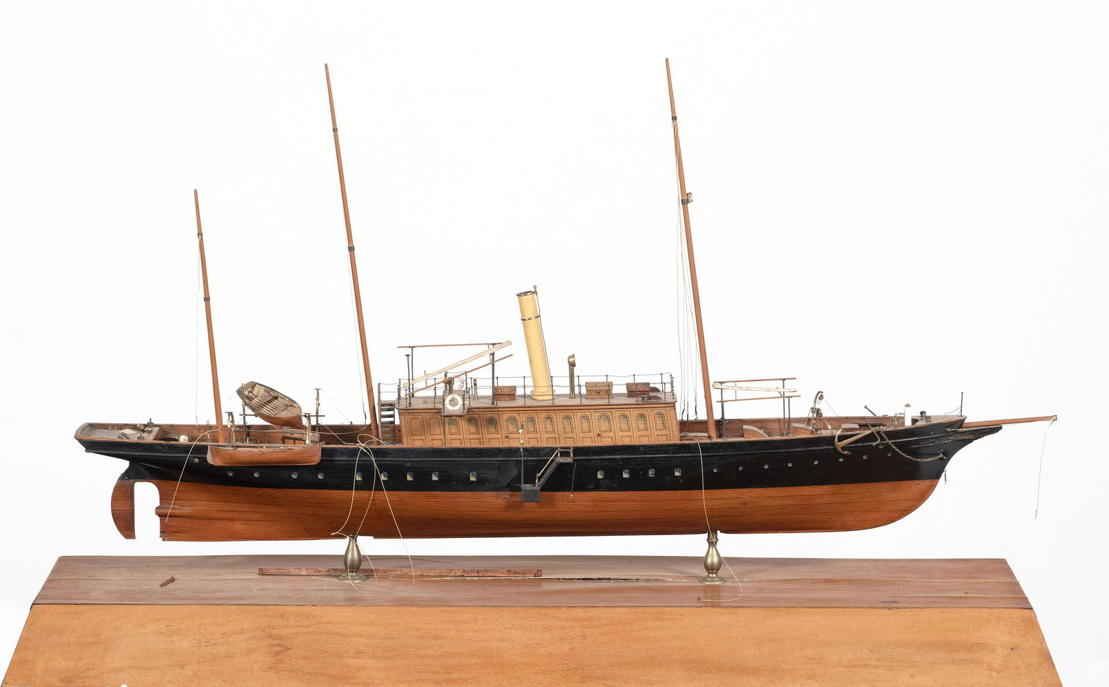 MODEL OF A DANISH ROYAL YACHT First Half of the 20th (1 of 3)