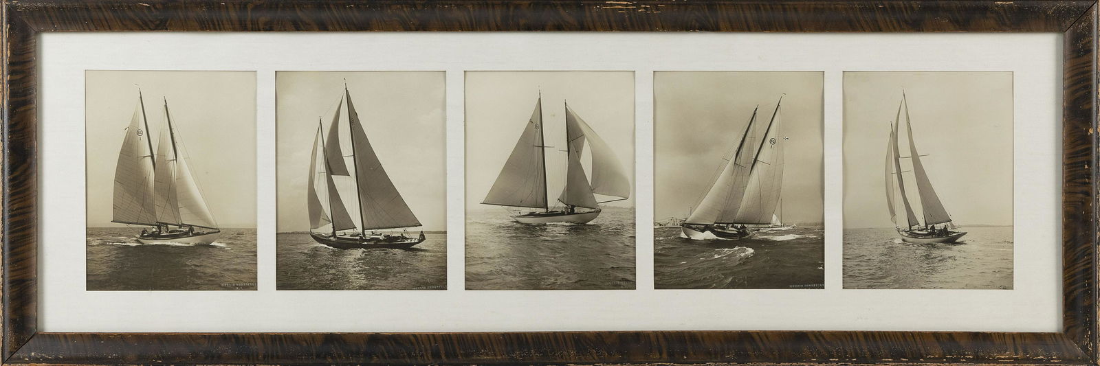 FIVE MORRIS ROSENFELD PHOTOGRAPHS OF SAILING VESSELS (1 of 2)