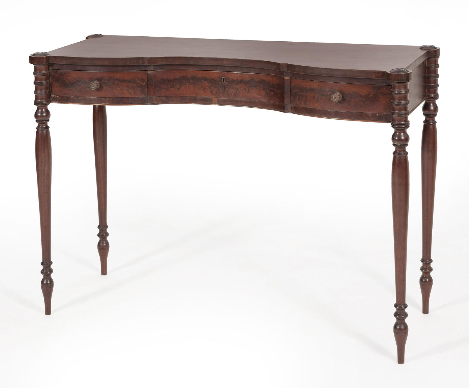 SHERATON CONSOLE TABLE New York, Circa 1810 Height (1 of 2)