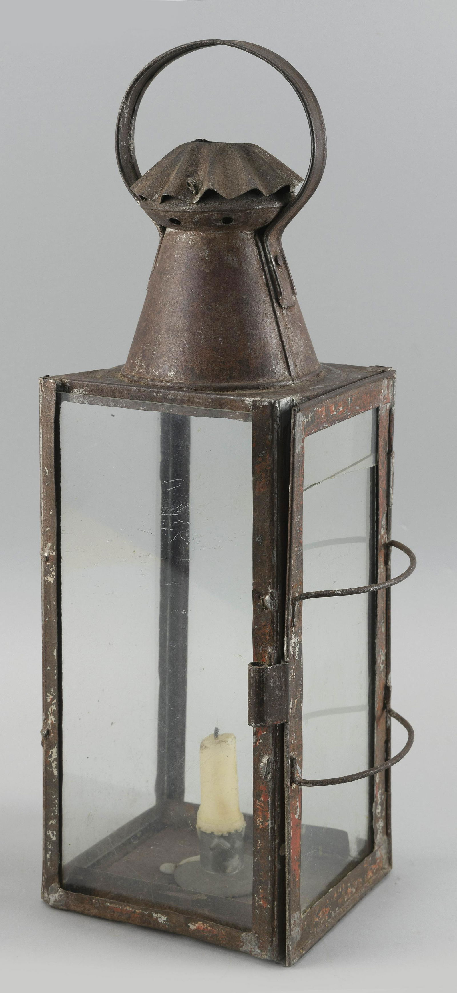 TIN BARN LANTERN First Half of the 19th Century Height (1 of 2)