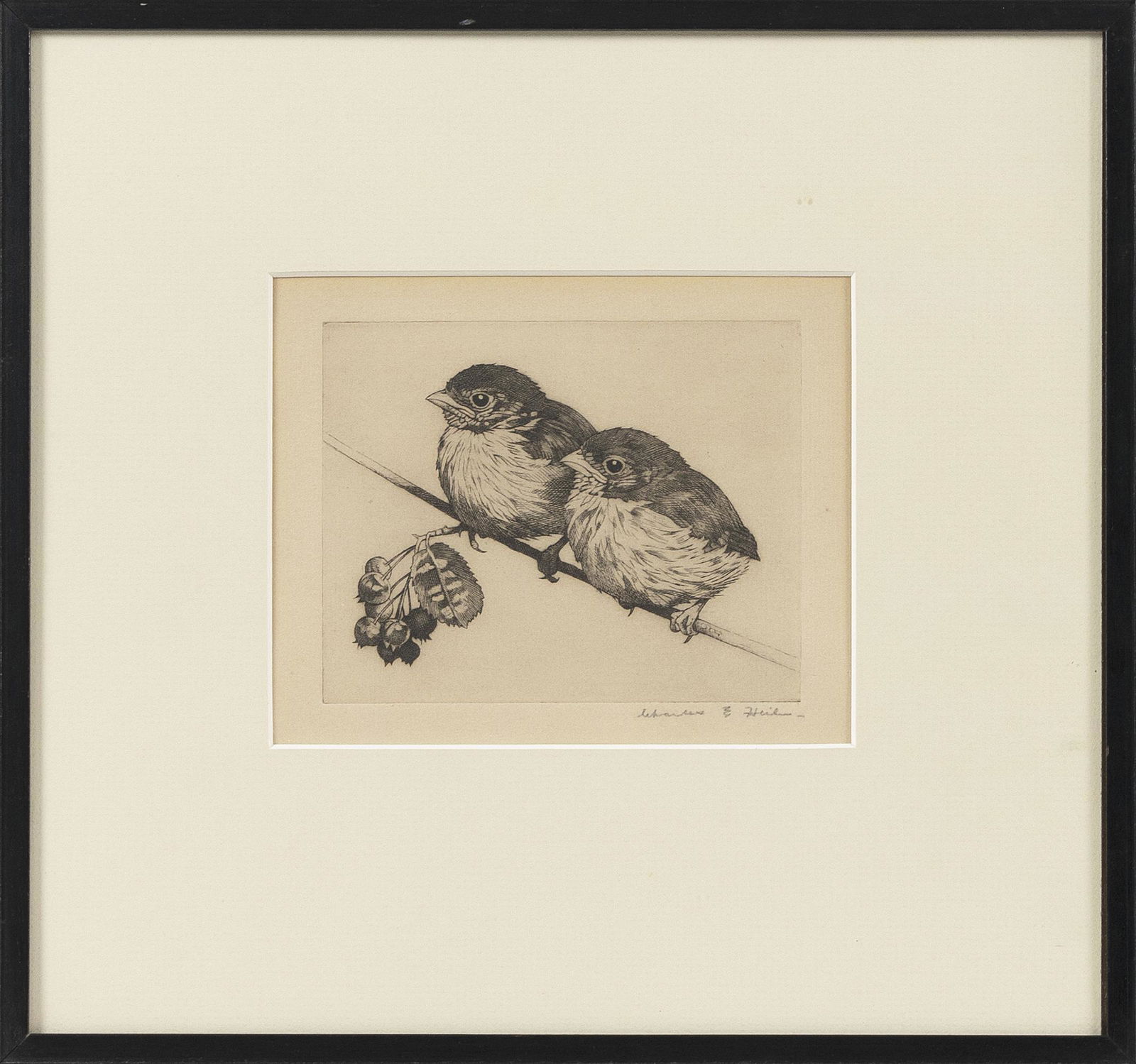 CHARLES EMILE HEIL   Massachusetts, 1870-1950  Two (1 of 2)