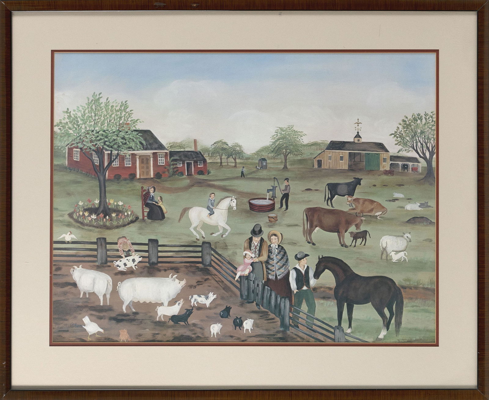 MARTHA CAHOON   Massachusetts, 1905-1999  "Down (1 of 2)