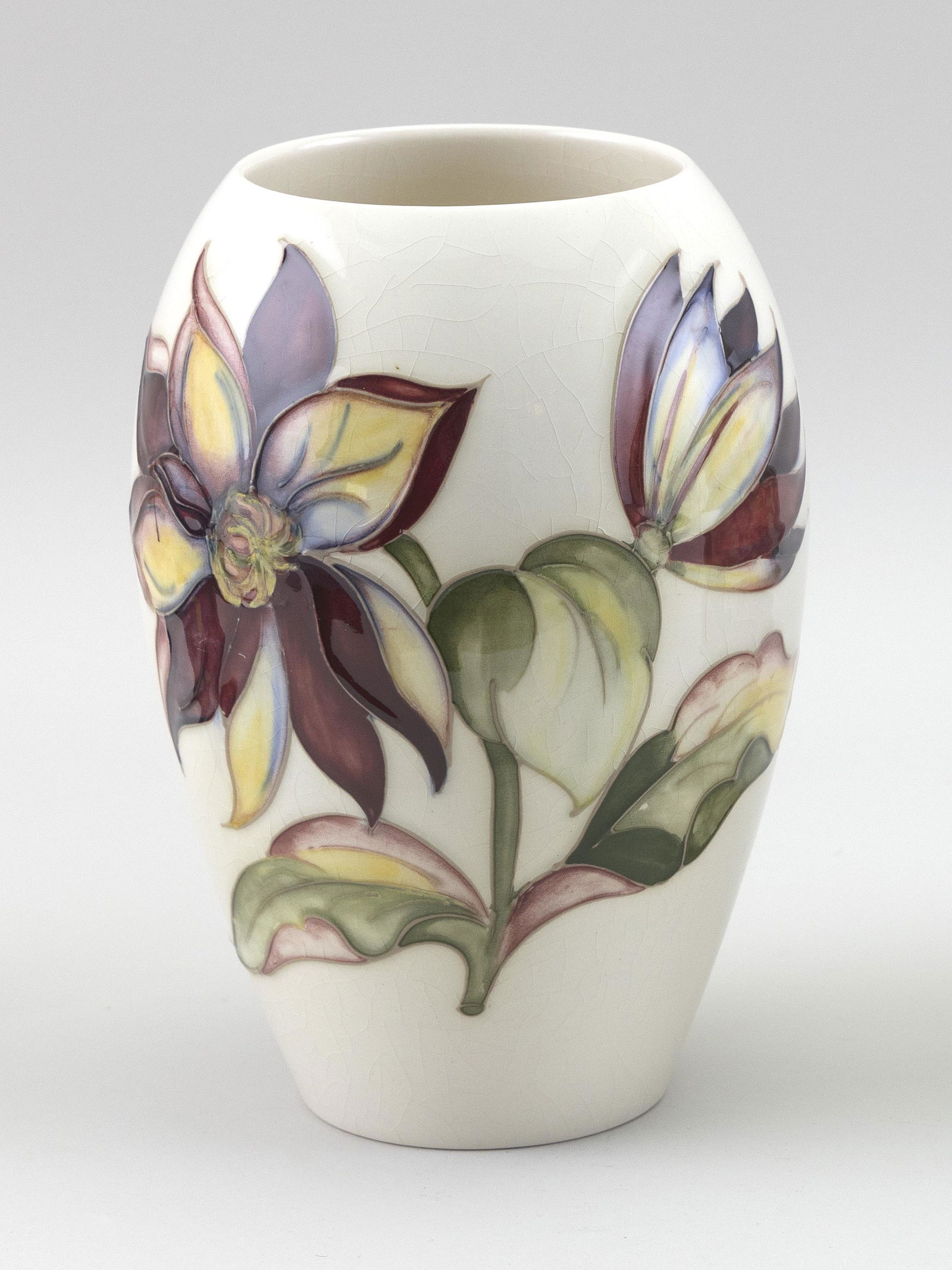 MOORCROFT POTTERY BALUSTER-FORM VASE   20th Century (1 of 3)