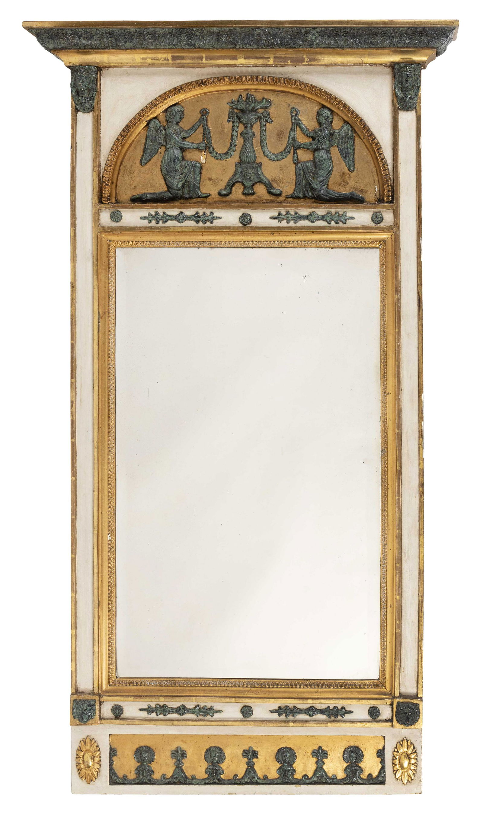 CONTINENTAL PIER MIRROR   19th Century  Upper section (1 of 2)