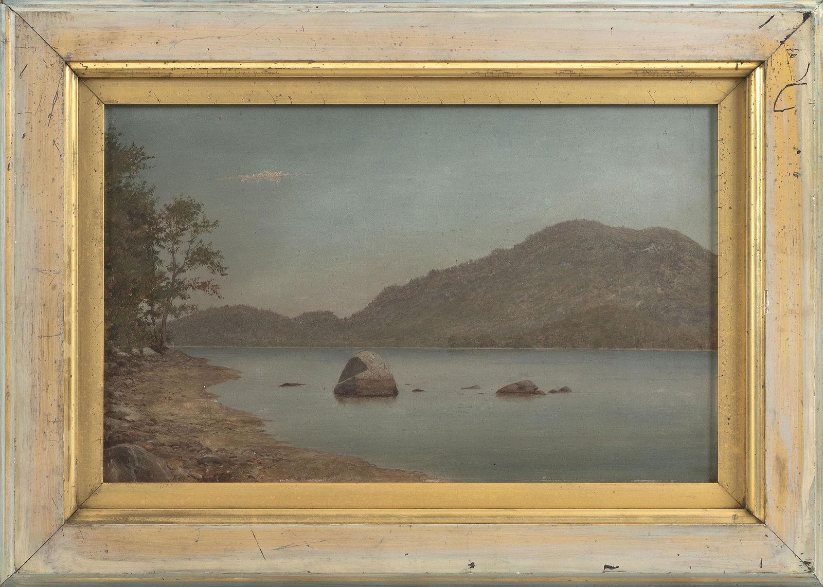 AMERICAN SCHOOL   Late 19th Century  Mountain lake (1 of 2)