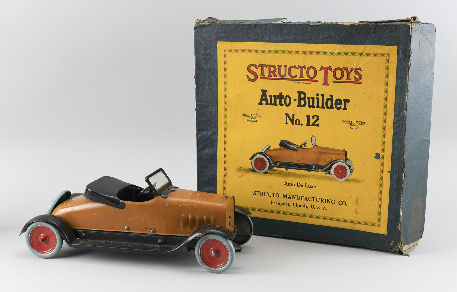 STRUCTO AUTO-BUILDER NO. 12 DELUXE ROADSTER (1 of 4)