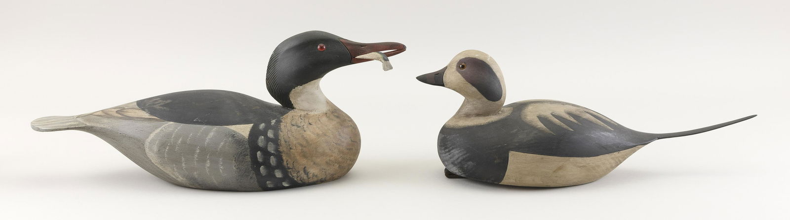 TWO MARTY COLLINS DECOYS (1 of 3)