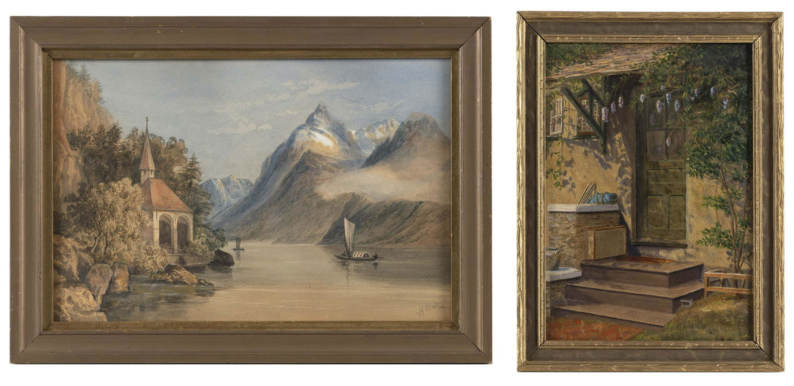 CONTINENTAL SCHOOL Late 19th/Early 20th Century Two (1 of 2)