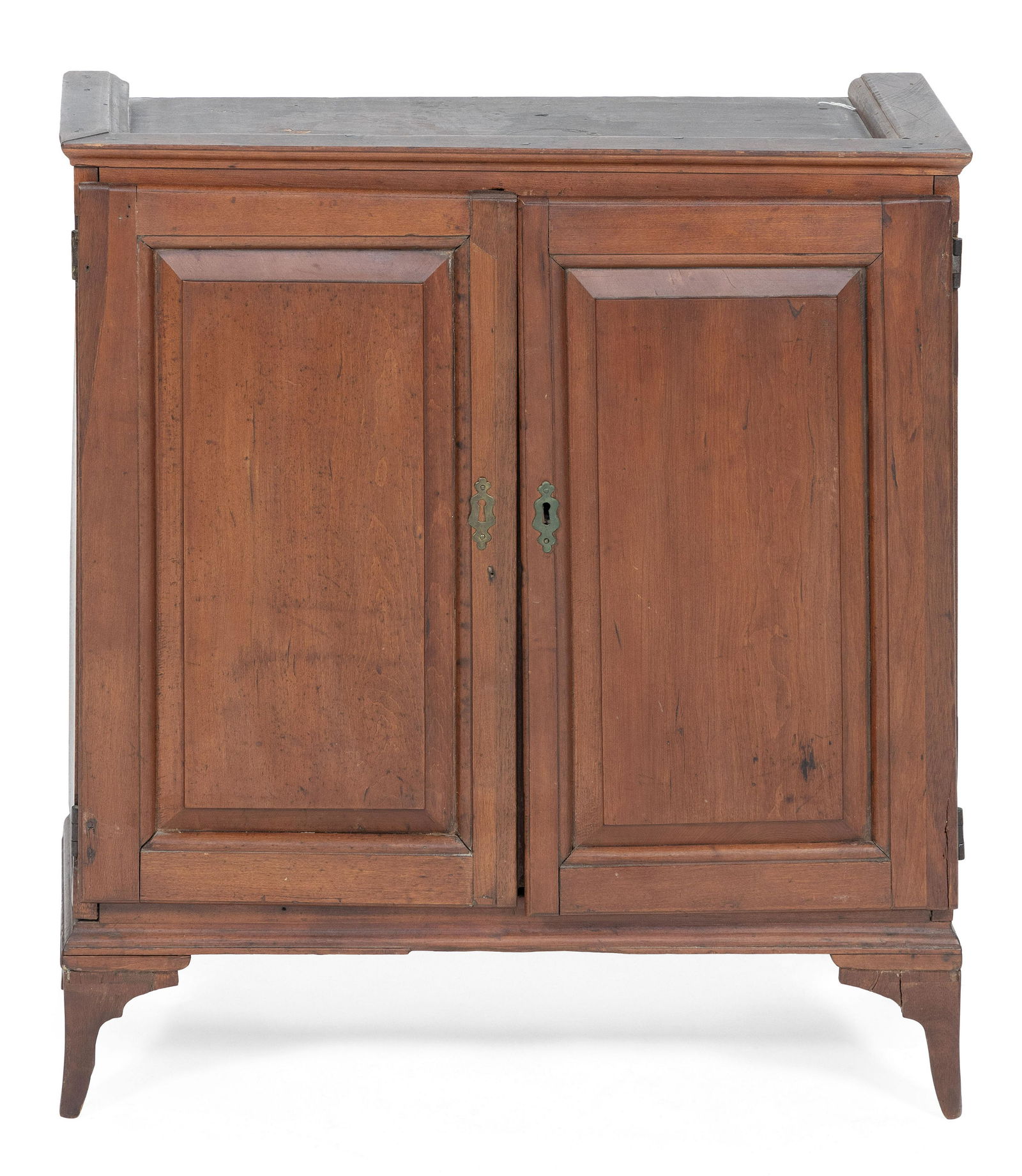 TABLETOP TWO-DOOR CUPBOARD 19th Century In cherry. (1 of 3)