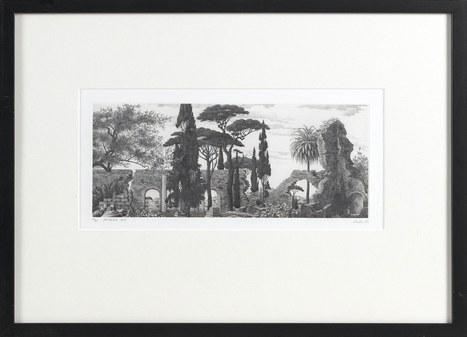 FRANCOIS HOUTIN France b. 1950 “Nostalgie No. 3”. (1 of 3)