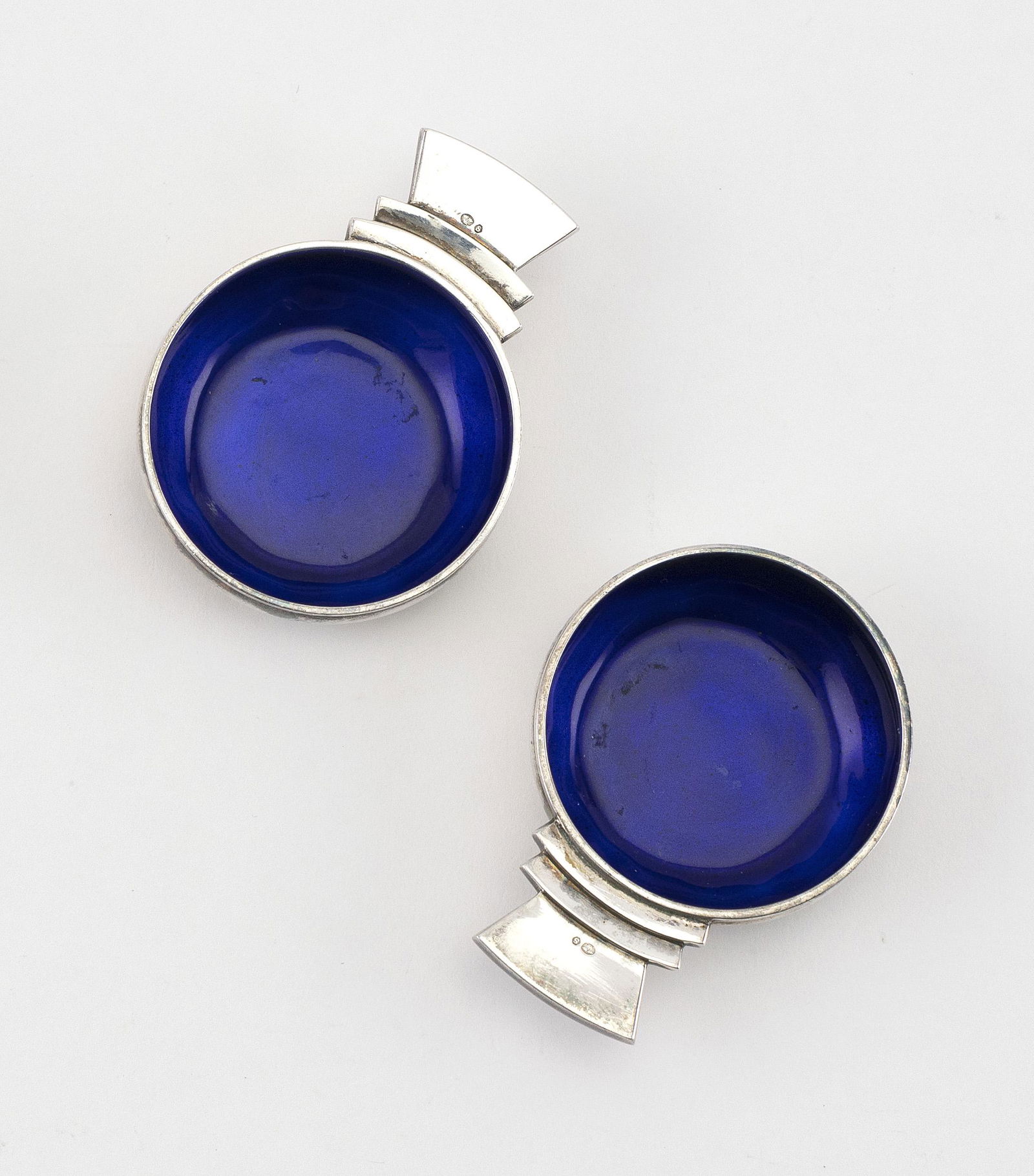 PAIR OF HARALD NIELSEN FOR GEORG JENSEN "PYRAMID" (1 of 2)