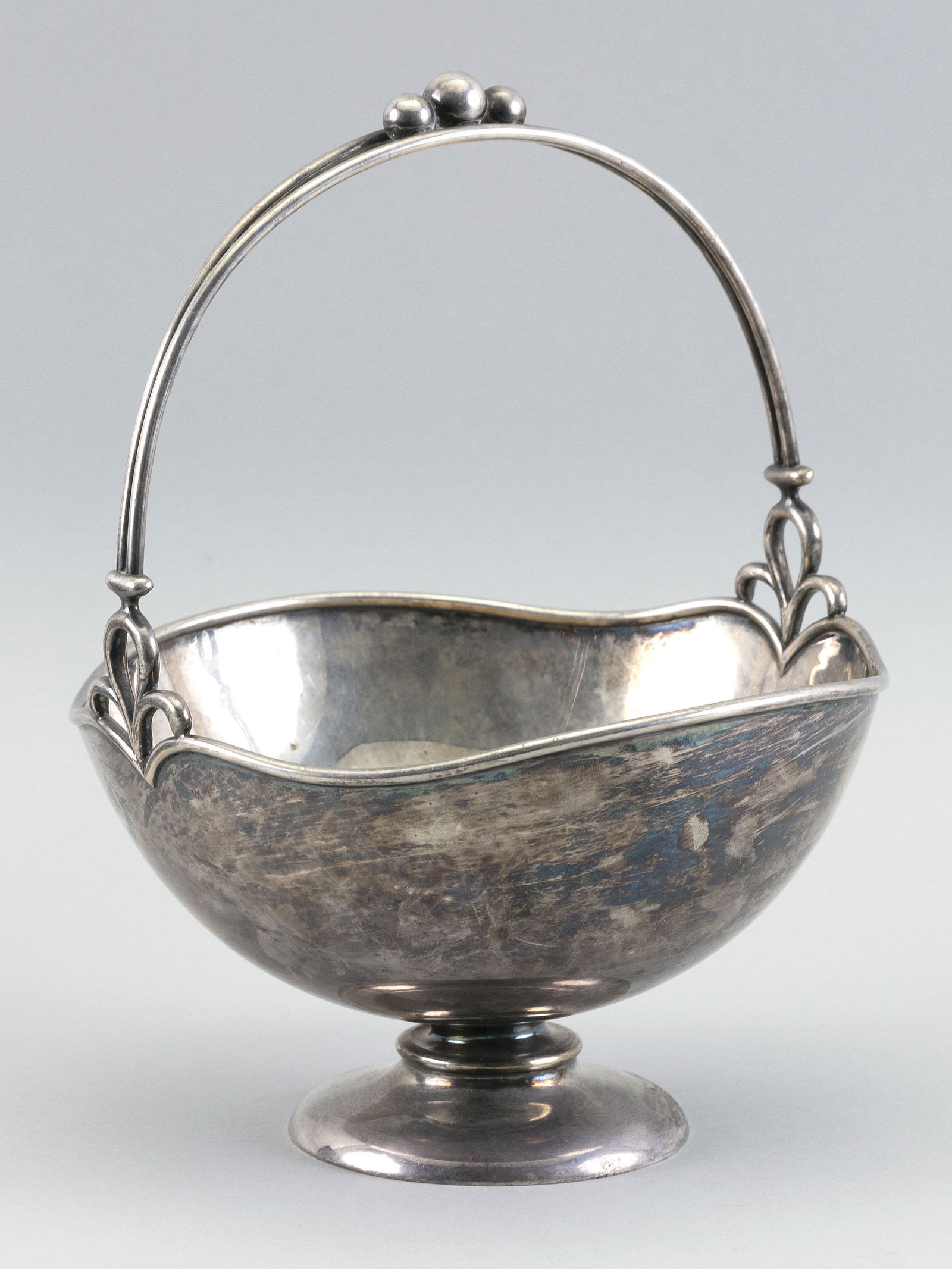 M.H. WILKENS & SOHNE STERLING SILVER BASKET Germany, (1 of 3)