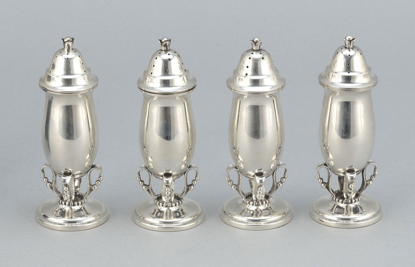 FOUR MUECK-CAREY CO. JENSEN-STYLE STERLING SILVER (1 of 2)