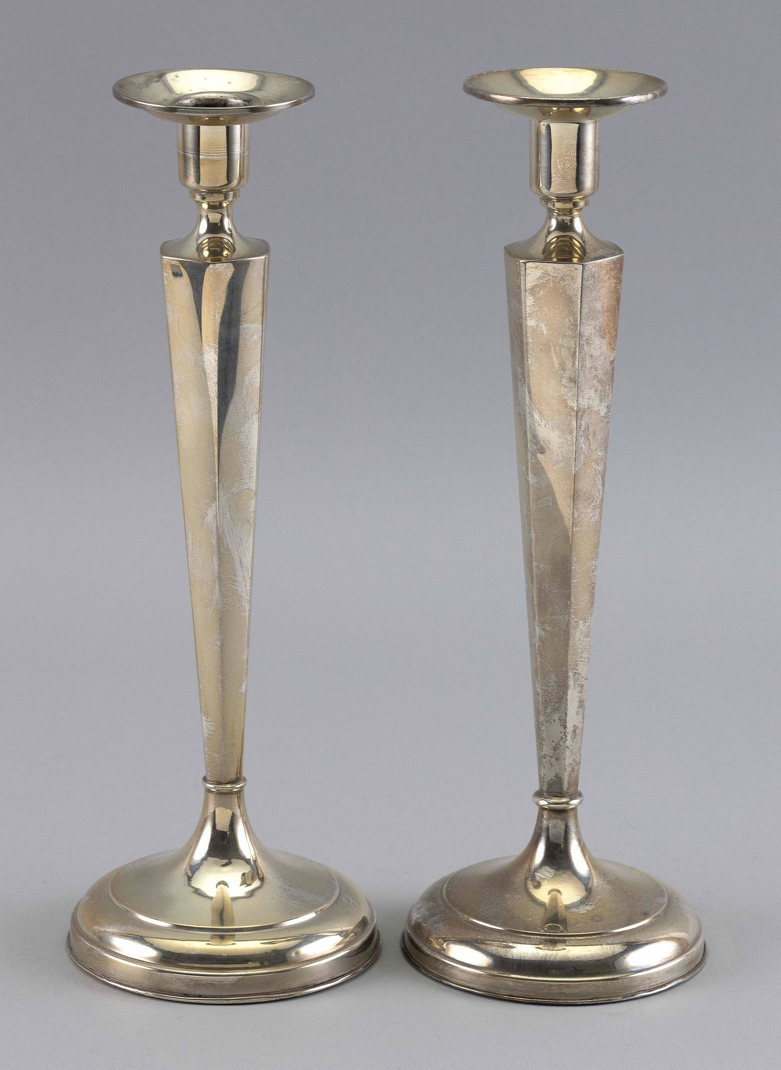PAIR OF LIEBS SILVER CO. WEIGHTED STERLING SILVER (1 of 2)