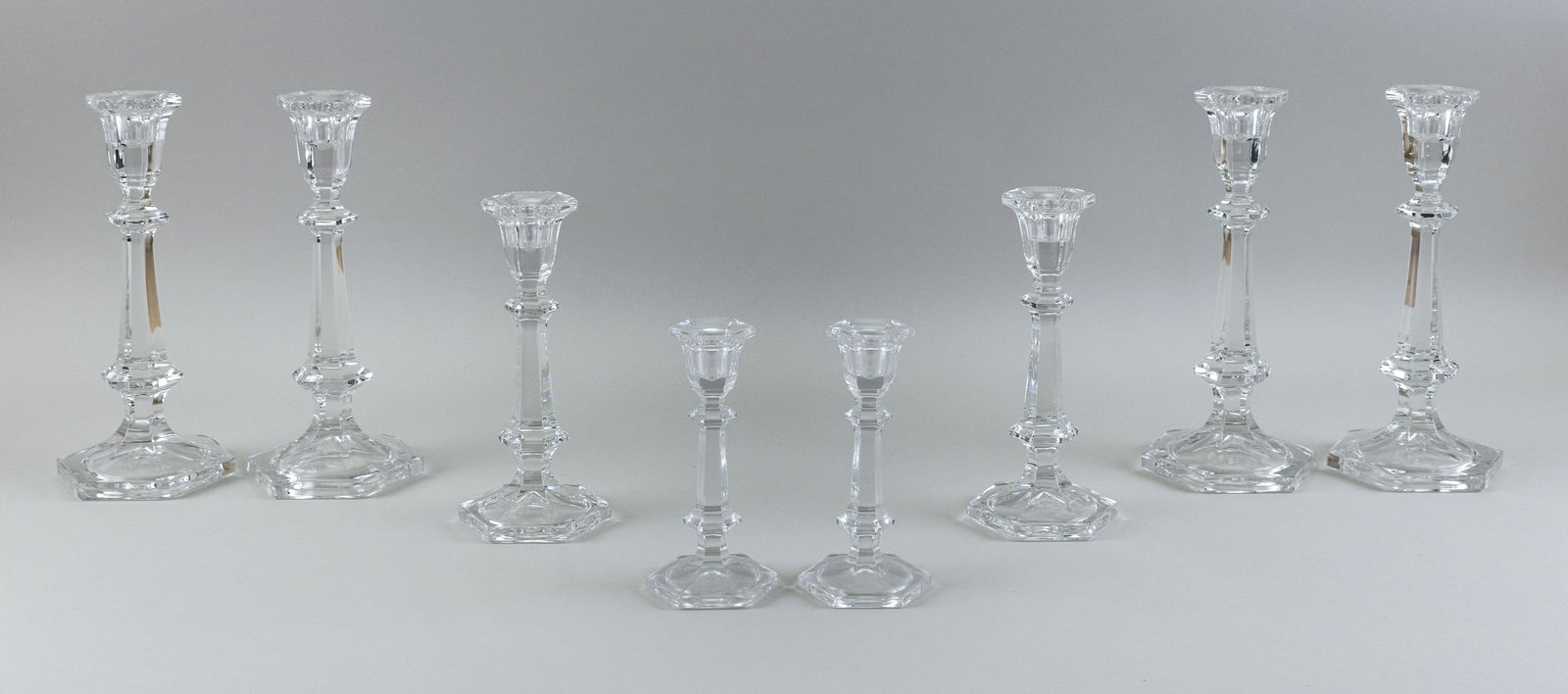 FOUR PAIRS OF BACCARAT “HARCOURT TALLEYRAND” CRYSTAL (1 of 1)