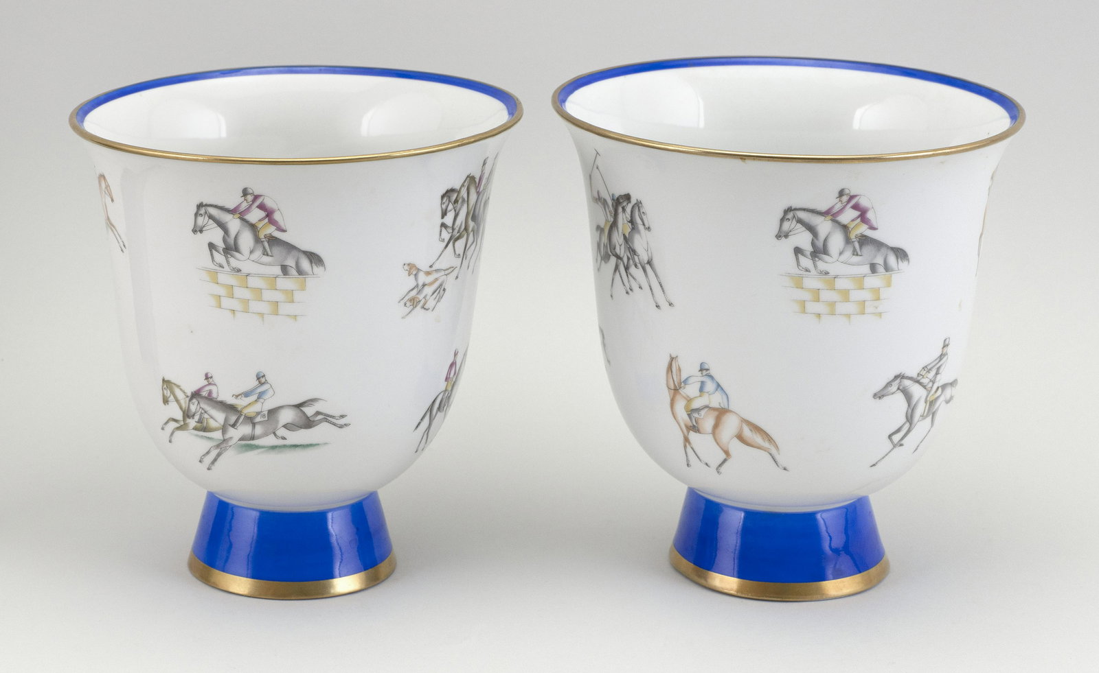PAIR OF GIO PONTI FOR RICHARD GINORI PORCELAIN VASES (1 of 2)