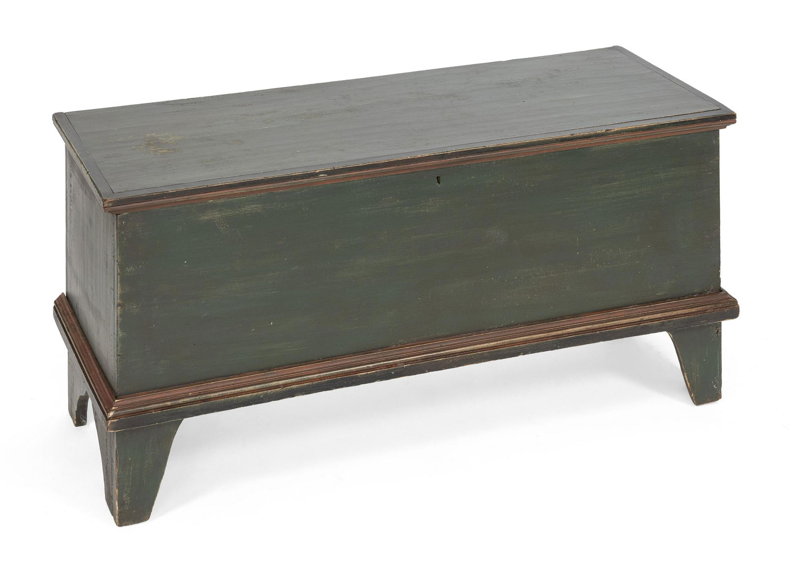 BLANKET CHEST 19th Century Height 19.5”. Width 40”. (1 of 2)