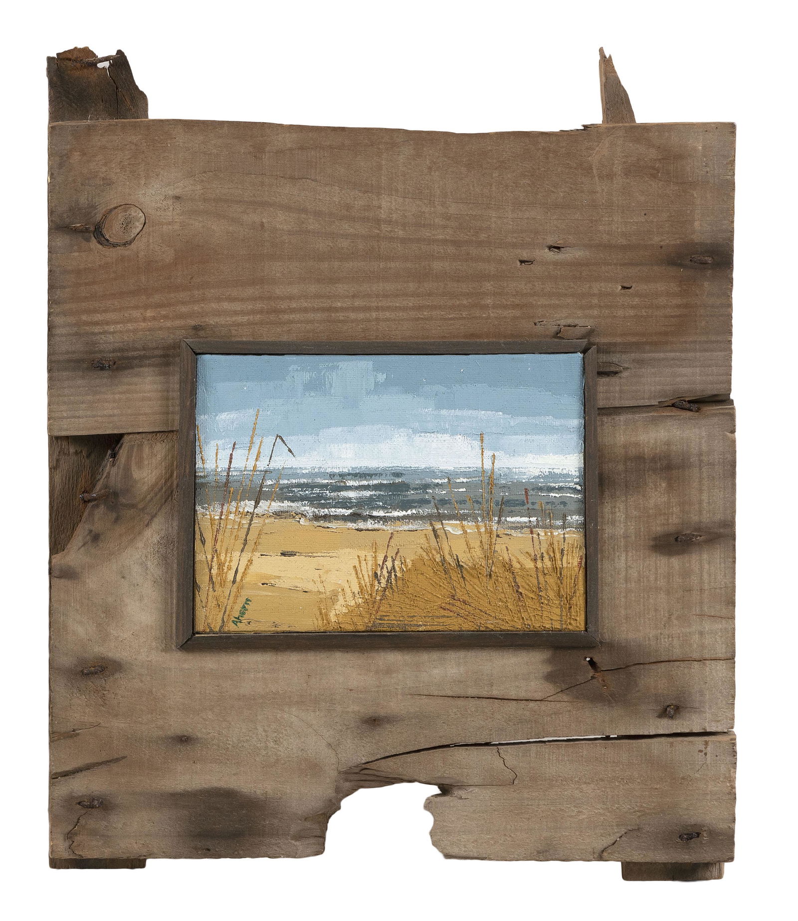 CAPE COD SCHOOL (20th Century,), Coastal scene., Oil on (1 of 2)