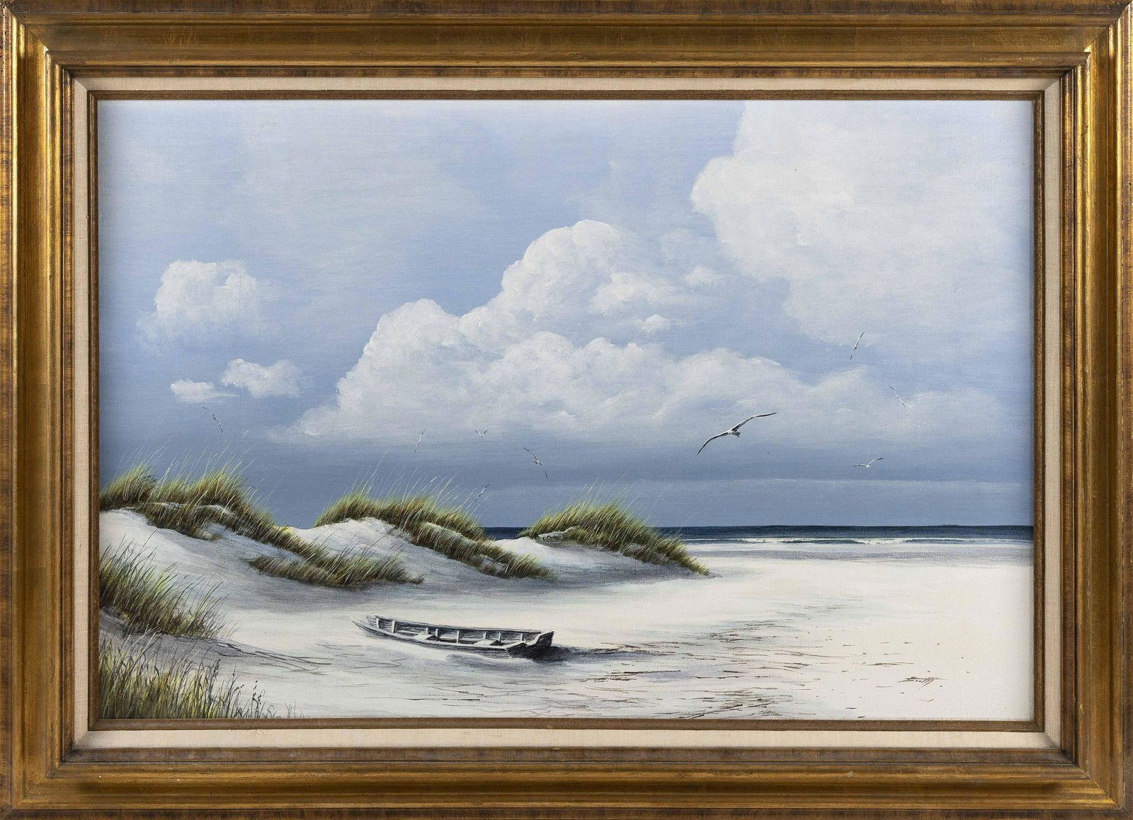 JIM BOOTH (South Carolina, b. 1945), Coastal scene., (1 of 2)
